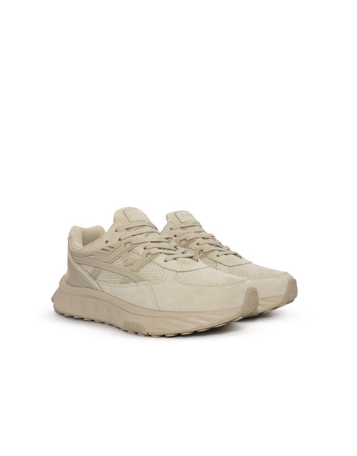 Tenis Bunker Beige Hombre McCawleys - Vista diagonal