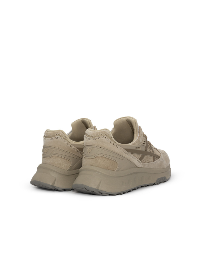 Tenis Bunker Caqui Cafe Hombre McCawleys - Vista lateral