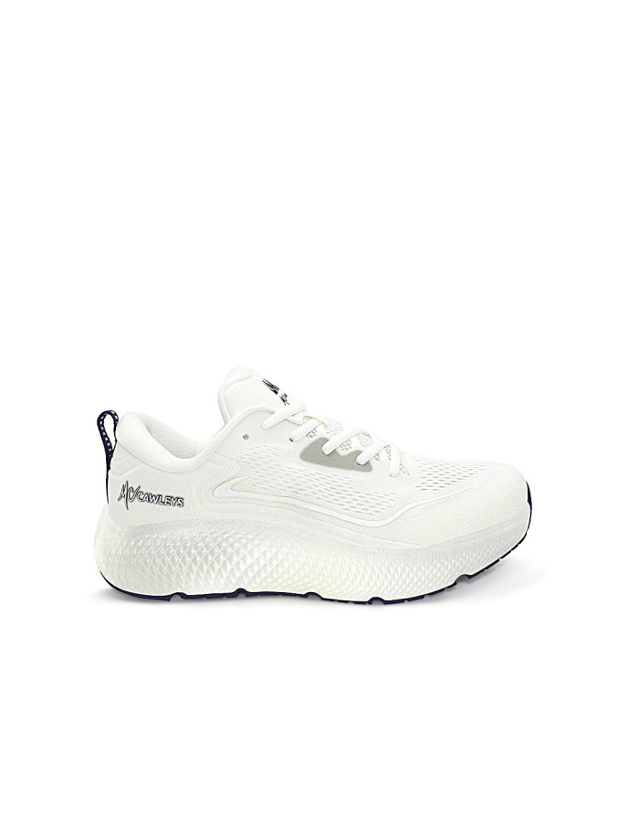 Tenis Angel Blanco Hombre McCawleys - Vista lateral