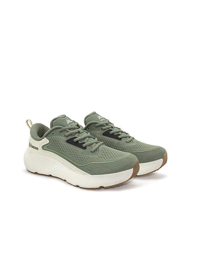 Tenis Angel Beige Blanco Hombre McCawleys - Vista lateral