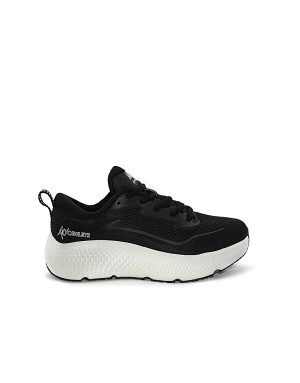 Tenis Angel Negro Blanco Mujer McCawleys - Vista lateral