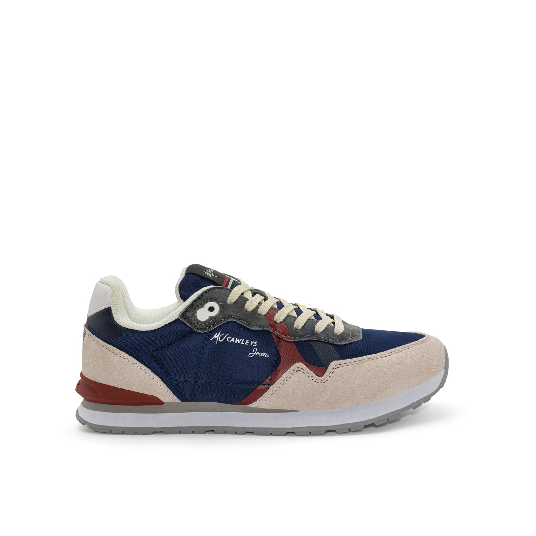 Elipse Azul/Beige/Rojo - 21963